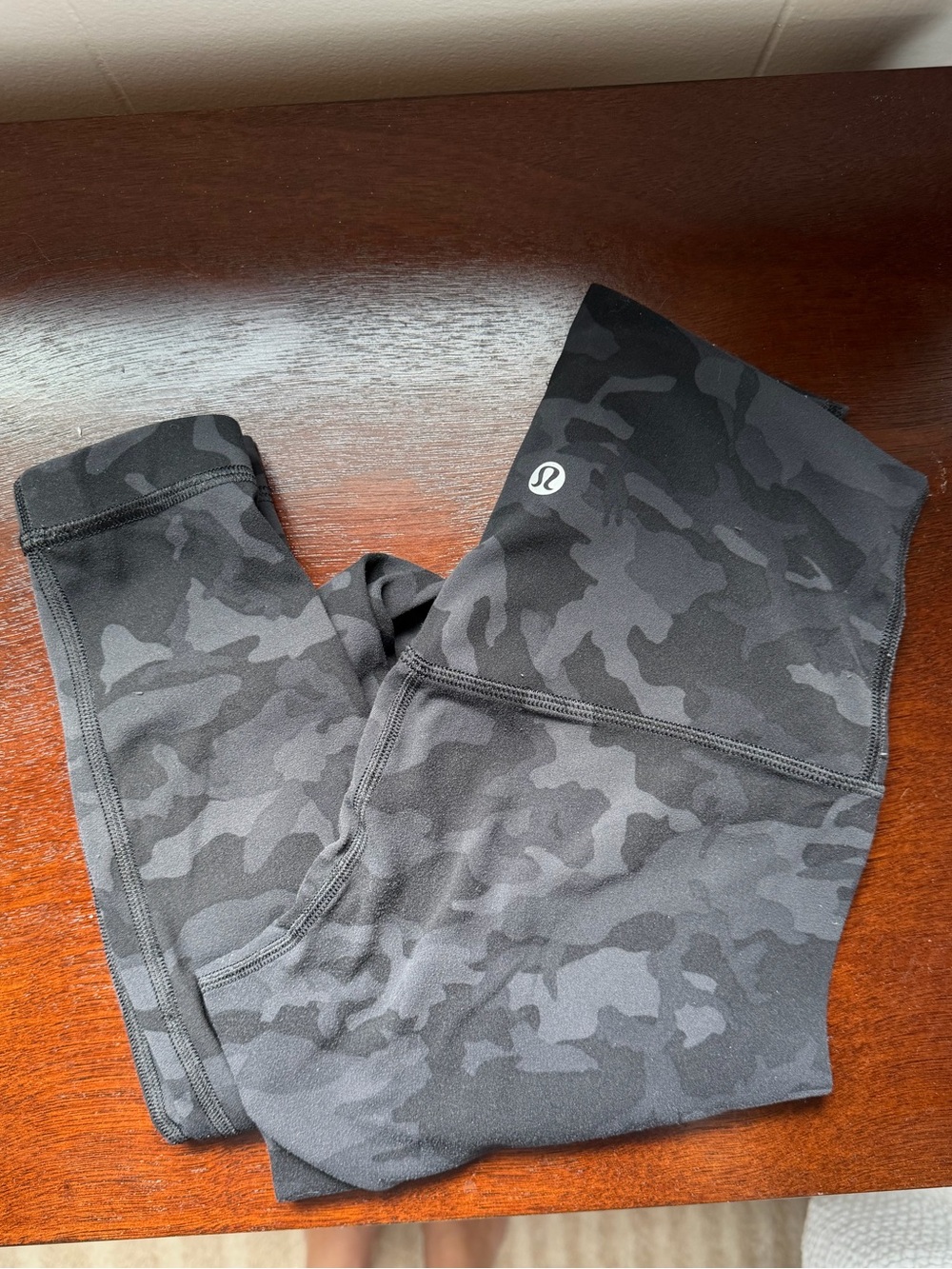 lululemon athletica align high rise Black Gray Camo Leggings 28”